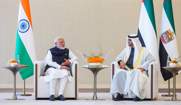 Modi-Al Nahyan Meet: India and UAE Sign 5 Strategic MoUs Covering Nuclear Power, Gas Supply, and Food Parks